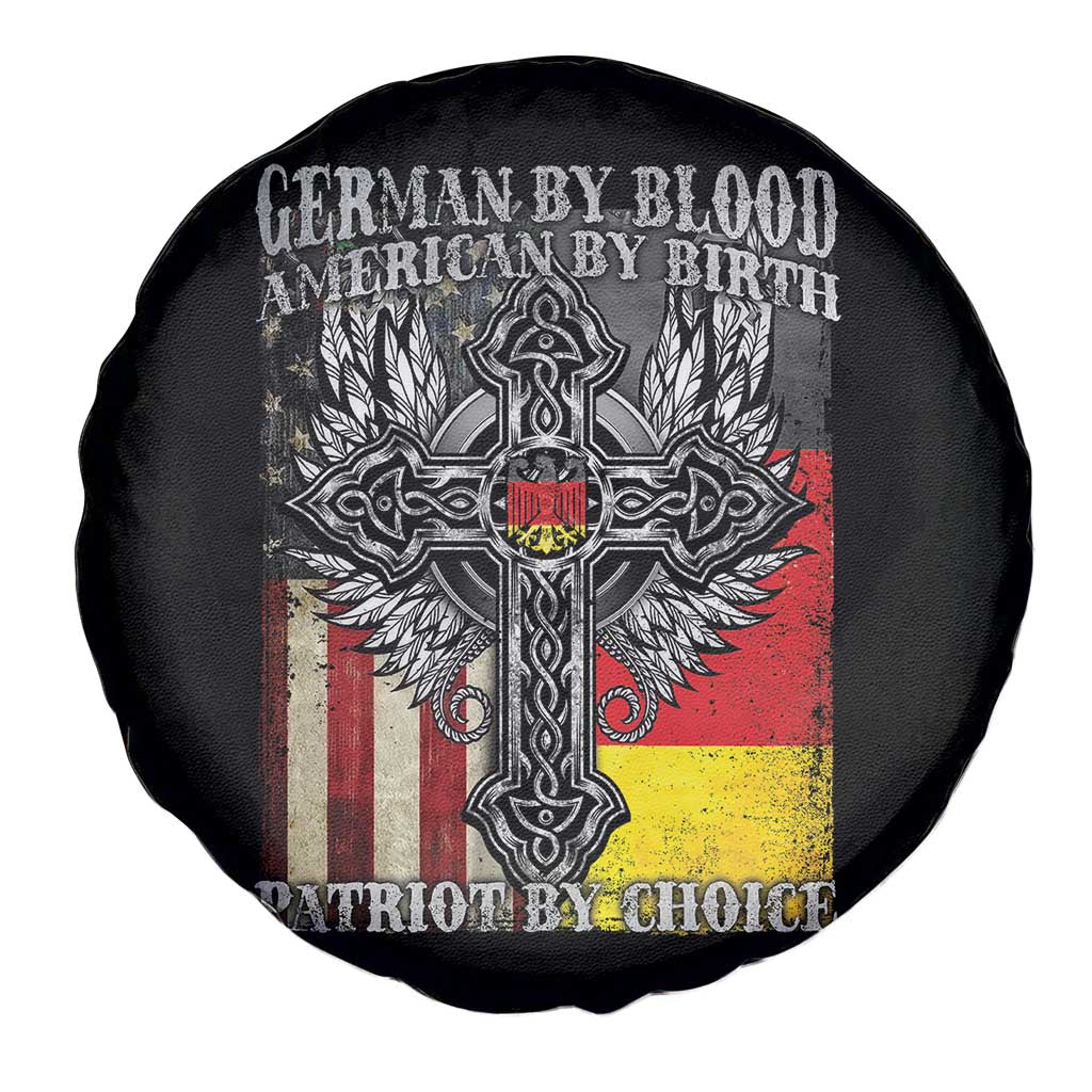 German By Blood American By Birth Patriot By Choice Spare Tire Cover German Americans - Wonder Print Shop