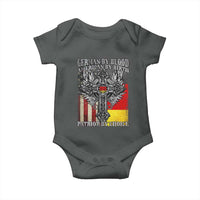 German By Blood American By Birth Patriot By Choice Baby Onesie German Americans - Wonder Print Shop