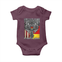 German By Blood American By Birth Patriot By Choice Baby Onesie German Americans - Wonder Print Shop