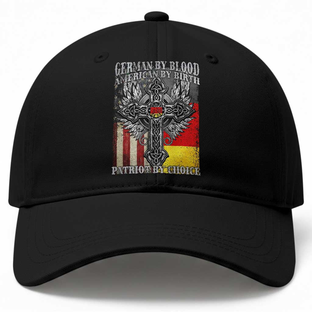 German By Blood American By Birth Patriot By Choice Baseball Cap German Americans