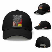 German By Blood American By Birth Patriot By Choice Baseball Cap German Americans
