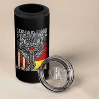 German By Blood American By Birth Patriot By Choice 4 in 1 Can Cooler Tumbler German Americans - Wonder Print Shop