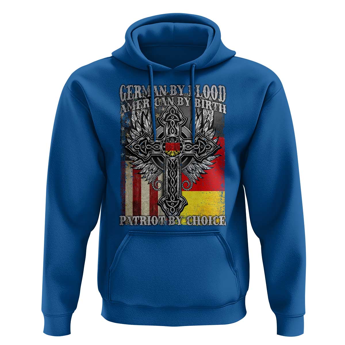 German By Blood American By Birth Patriot By Choice Hoodie German Americans - Wonder Print Shop