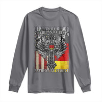 German By Blood American By Birth Patriot By Choice Long Sleeve Shirt German Americans - Wonder Print Shop