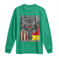 German By Blood American By Birth Patriot By Choice Long Sleeve Shirt German Americans - Wonder Print Shop