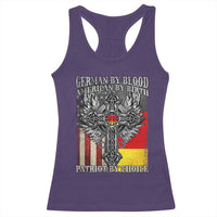 German By Blood American By Birth Patriot By Choice Racerback Tank Top German Americans - Wonder Print Shop