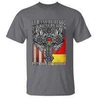 German By Blood American By Birth Patriot By Choice T Shirt German Americans - Wonder Print Shop
