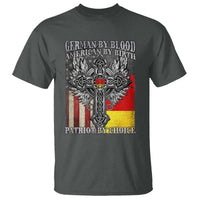 German By Blood American By Birth Patriot By Choice T Shirt German Americans - Wonder Print Shop