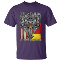 German By Blood American By Birth Patriot By Choice T Shirt German Americans - Wonder Print Shop