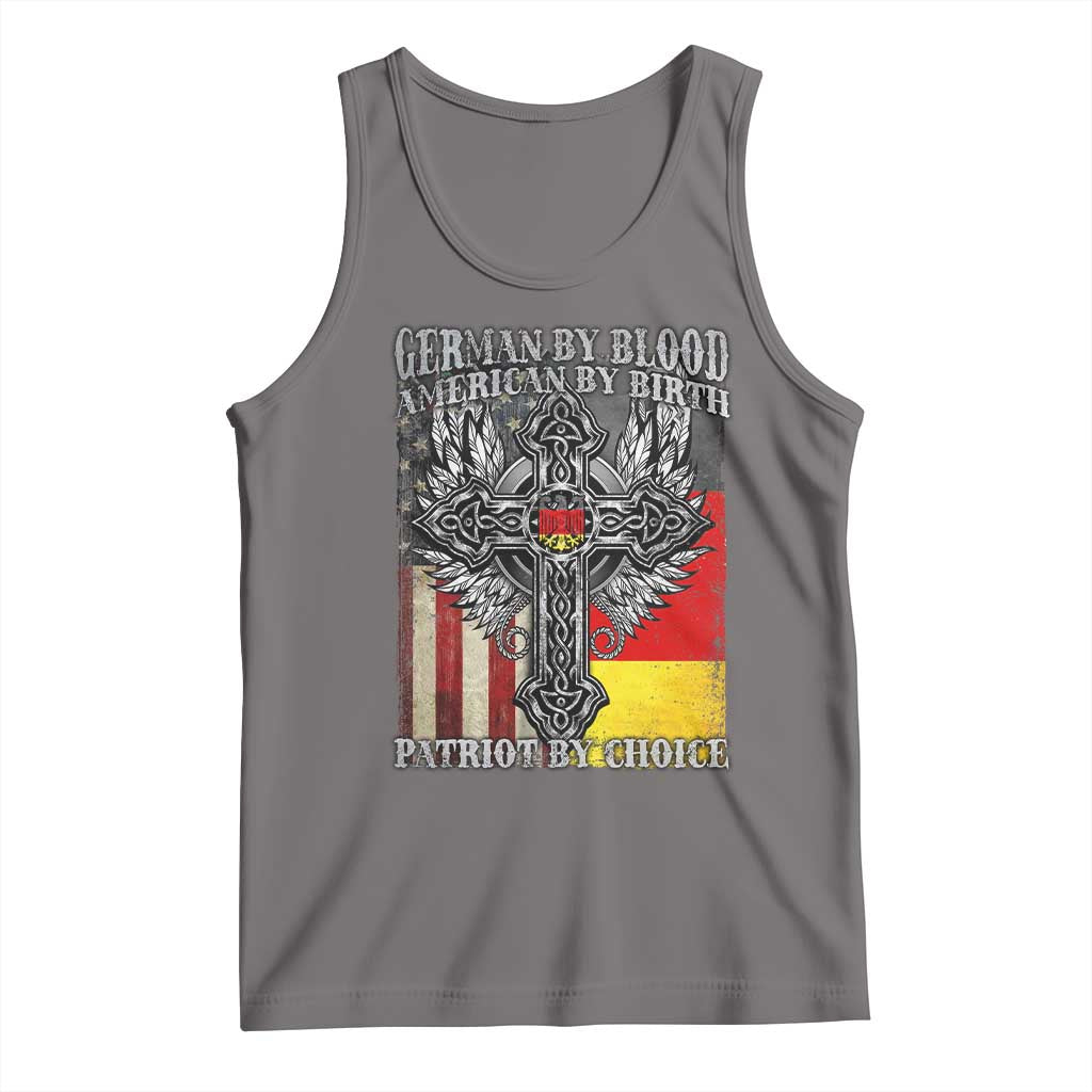 German By Blood American By Birth Patriot By Choice Tank Top German Americans - Wonder Print Shop