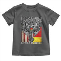 German By Blood American By Birth Patriot By Choice Toddler T Shirt German Americans - Wonder Print Shop