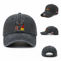 German By Blood American By Birth Patriot By Choice Washed Cotton Baseball Cap German Americans