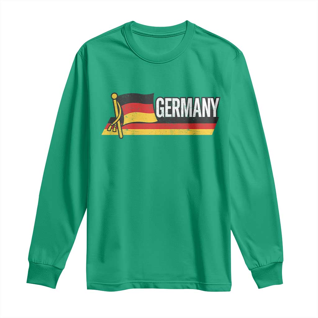 German Heritage Pride Germany Flag Long Sleeve Shirt - Wonder Print Shop