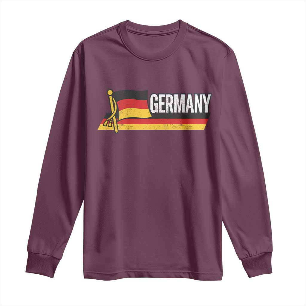German Heritage Pride Germany Flag Long Sleeve Shirt - Wonder Print Shop