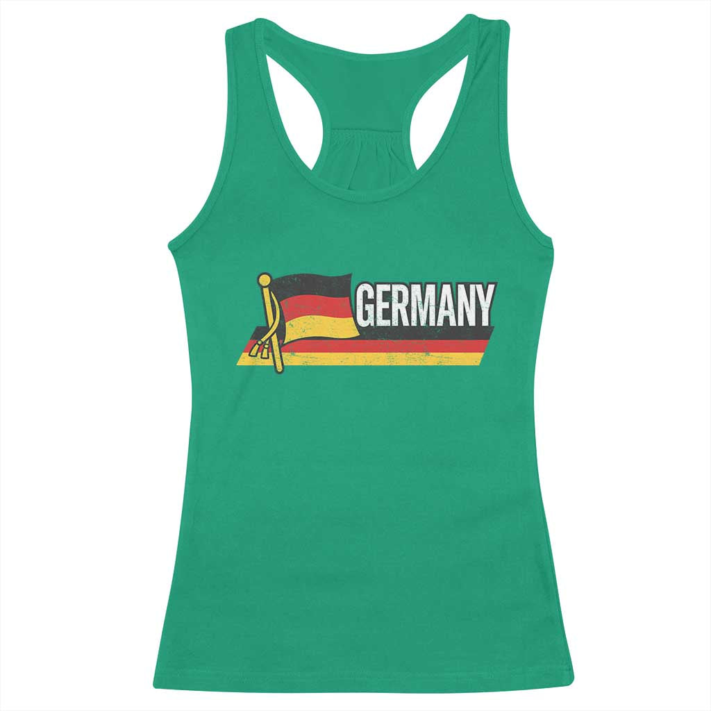 German Heritage Pride Germany Flag Racerback Tank Top - Wonder Print Shop
