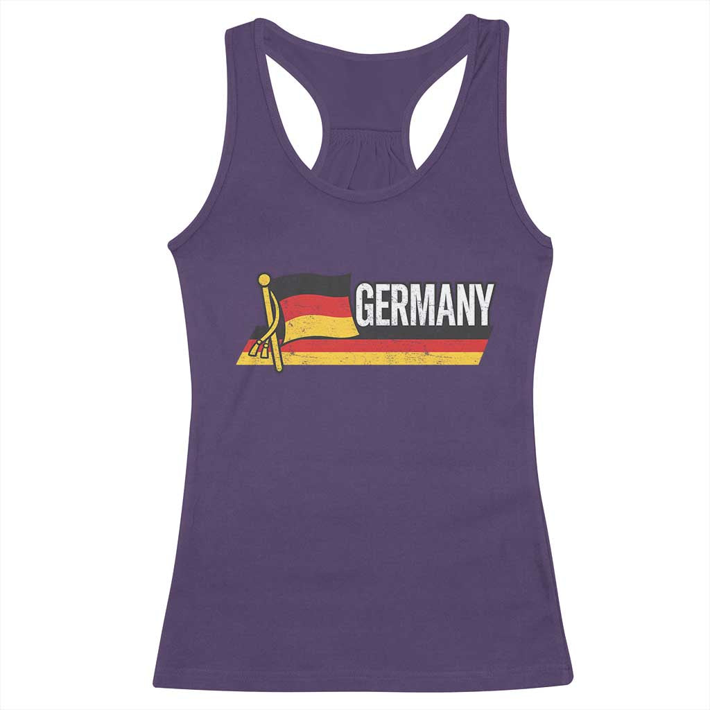 German Heritage Pride Germany Flag Racerback Tank Top - Wonder Print Shop