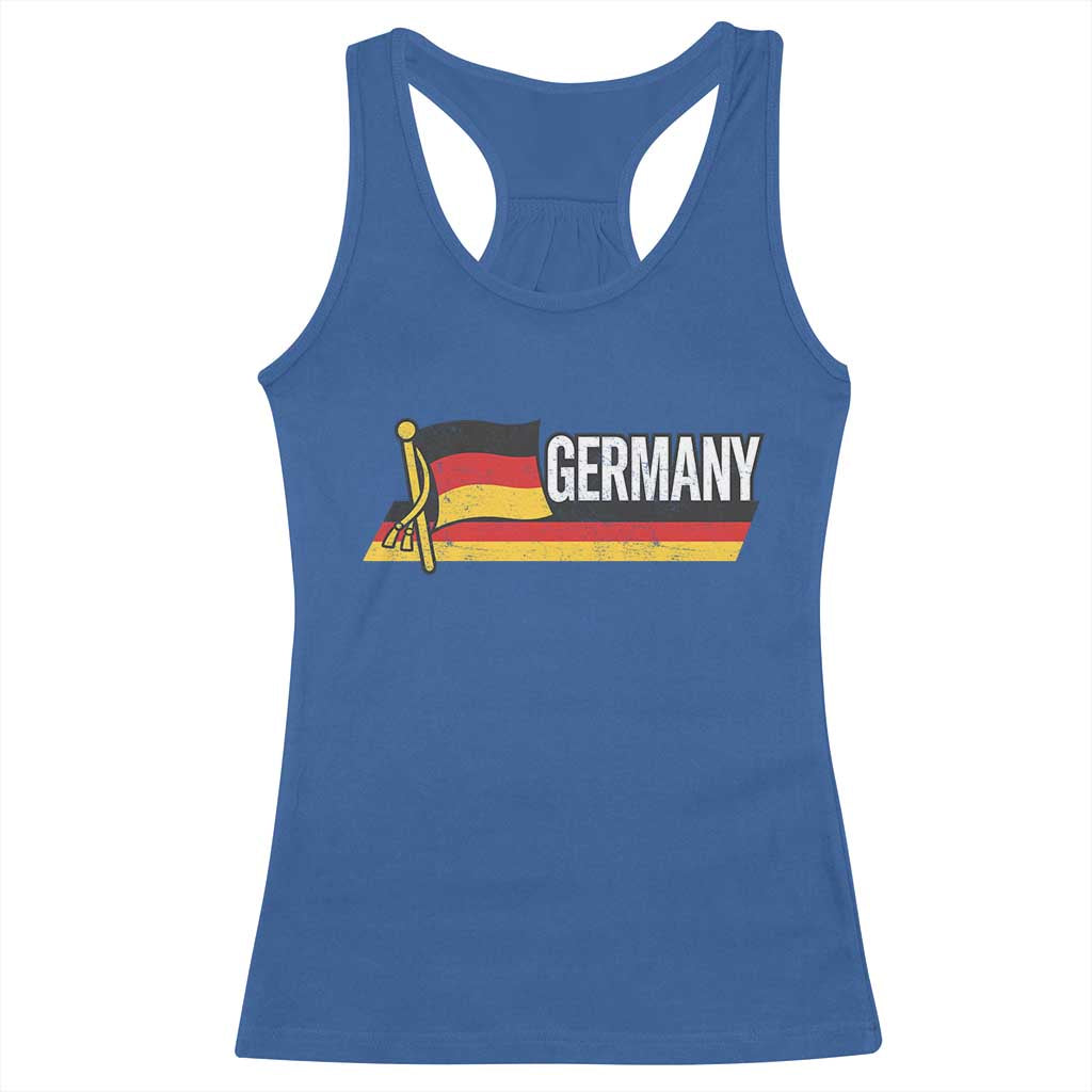 German Heritage Pride Germany Flag Racerback Tank Top - Wonder Print Shop