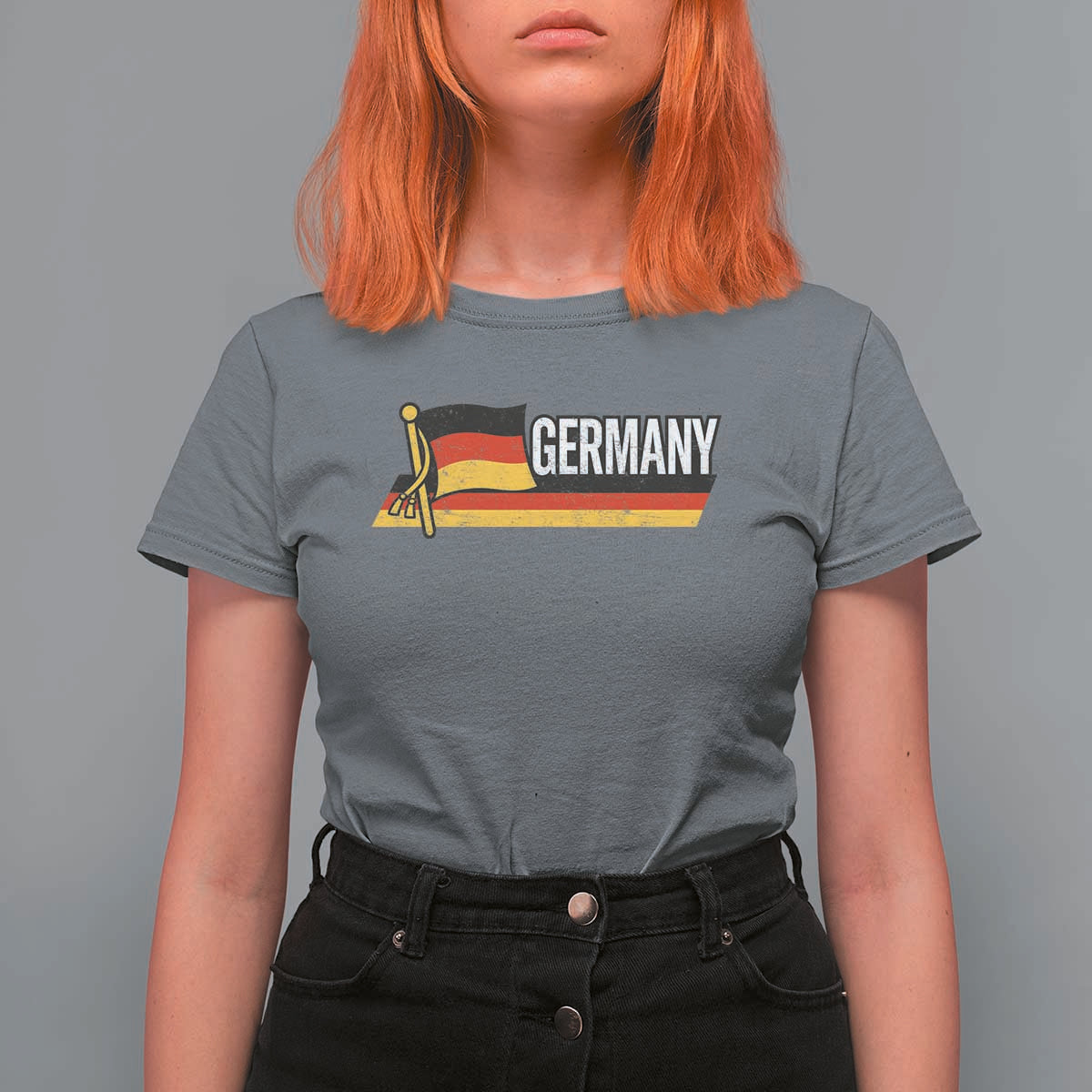 German Heritage Pride Germany Flag T Shirt For Women - Wonder Print Shop
