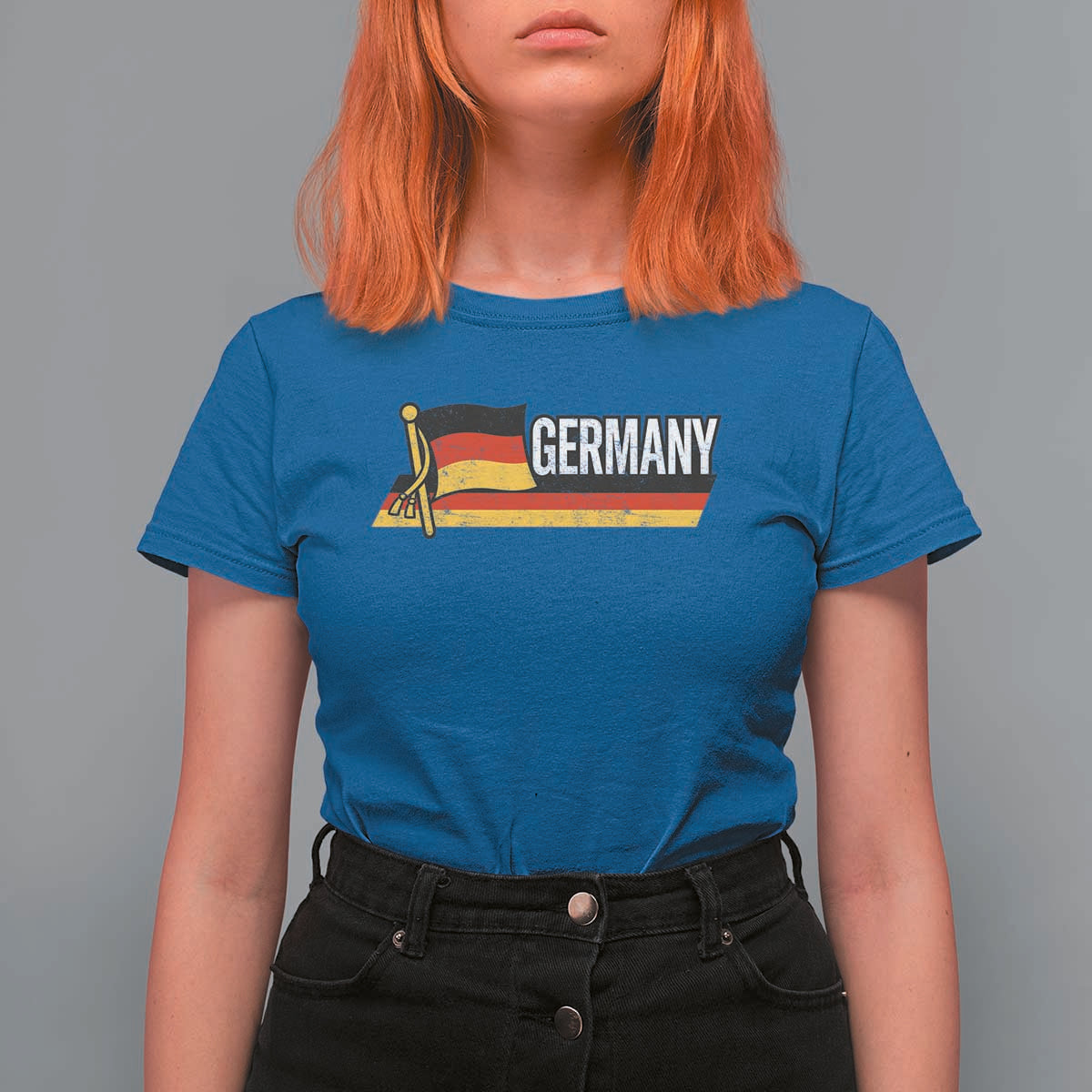 German Heritage Pride Germany Flag T Shirt For Women - Wonder Print Shop