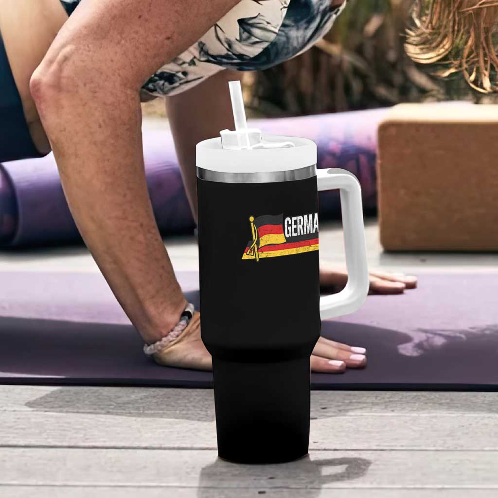 German Heritage Pride Germany Flag Tumbler With Handle - Wonder Print Shop