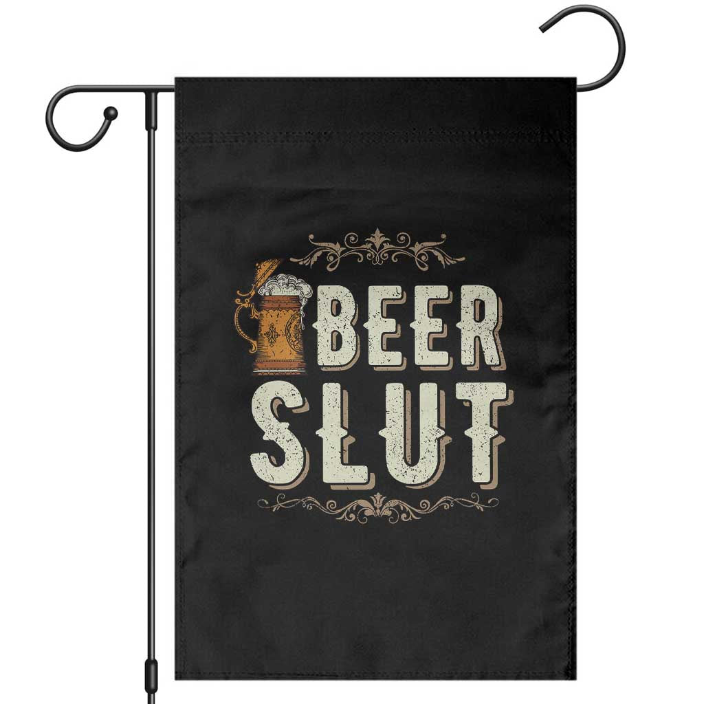 Funny Oktoberfest Beer Slut Garden Flag German Beer Stein Drinking Lover - Wonder Print Shop