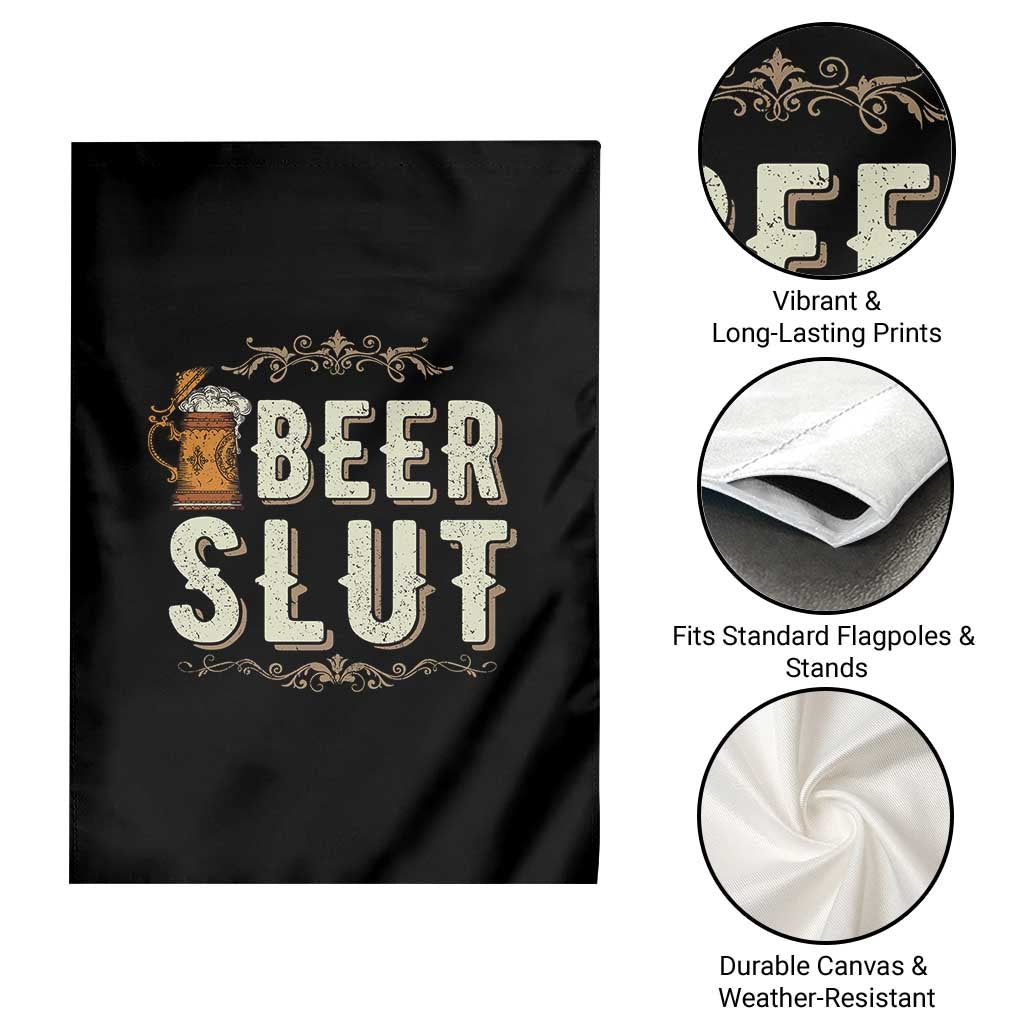 Funny Oktoberfest Beer Slut Garden Flag German Beer Stein Drinking Lover - Wonder Print Shop