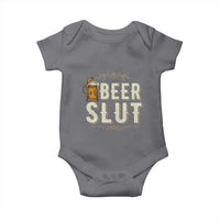 Funny Oktoberfest Beer Slut Baby Onesie German Beer Stein Drinking Lover - Wonder Print Shop