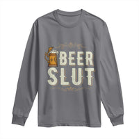 Funny Oktoberfest Beer Slut Long Sleeve Shirt German Beer Stein Drinking Lover - Wonder Print Shop