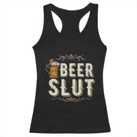 Funny Oktoberfest Beer Slut Racerback Tank Top German Beer Stein Drinking Lover - Wonder Print Shop