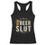 Funny Oktoberfest Beer Slut Racerback Tank Top German Beer Stein Drinking Lover - Wonder Print Shop