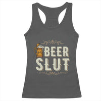 Funny Oktoberfest Beer Slut Racerback Tank Top German Beer Stein Drinking Lover - Wonder Print Shop