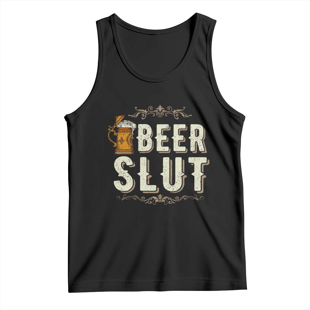 Funny Oktoberfest Beer Slut Tank Top German Beer Stein Drinking Lover - Wonder Print Shop