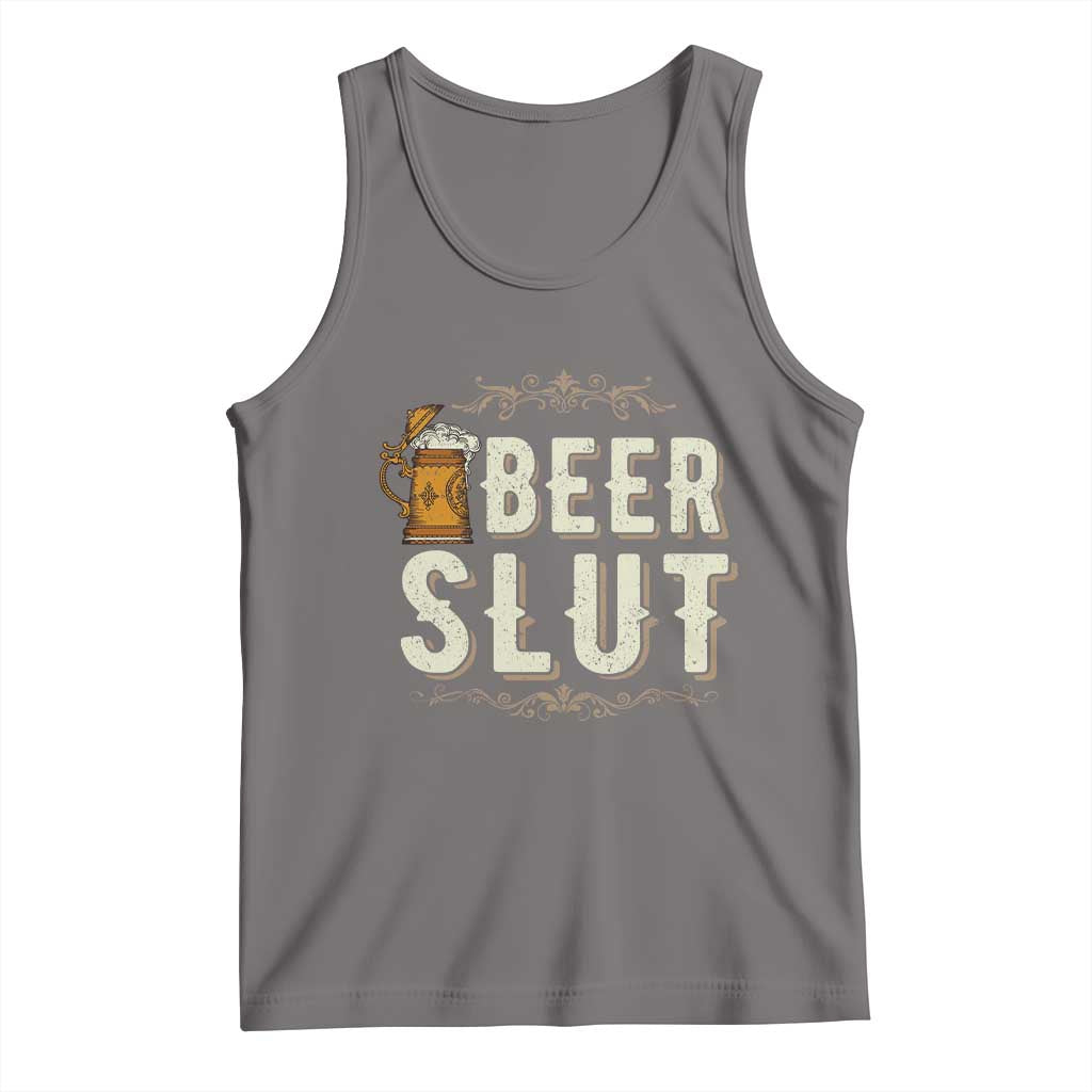 Funny Oktoberfest Beer Slut Tank Top German Beer Stein Drinking Lover - Wonder Print Shop