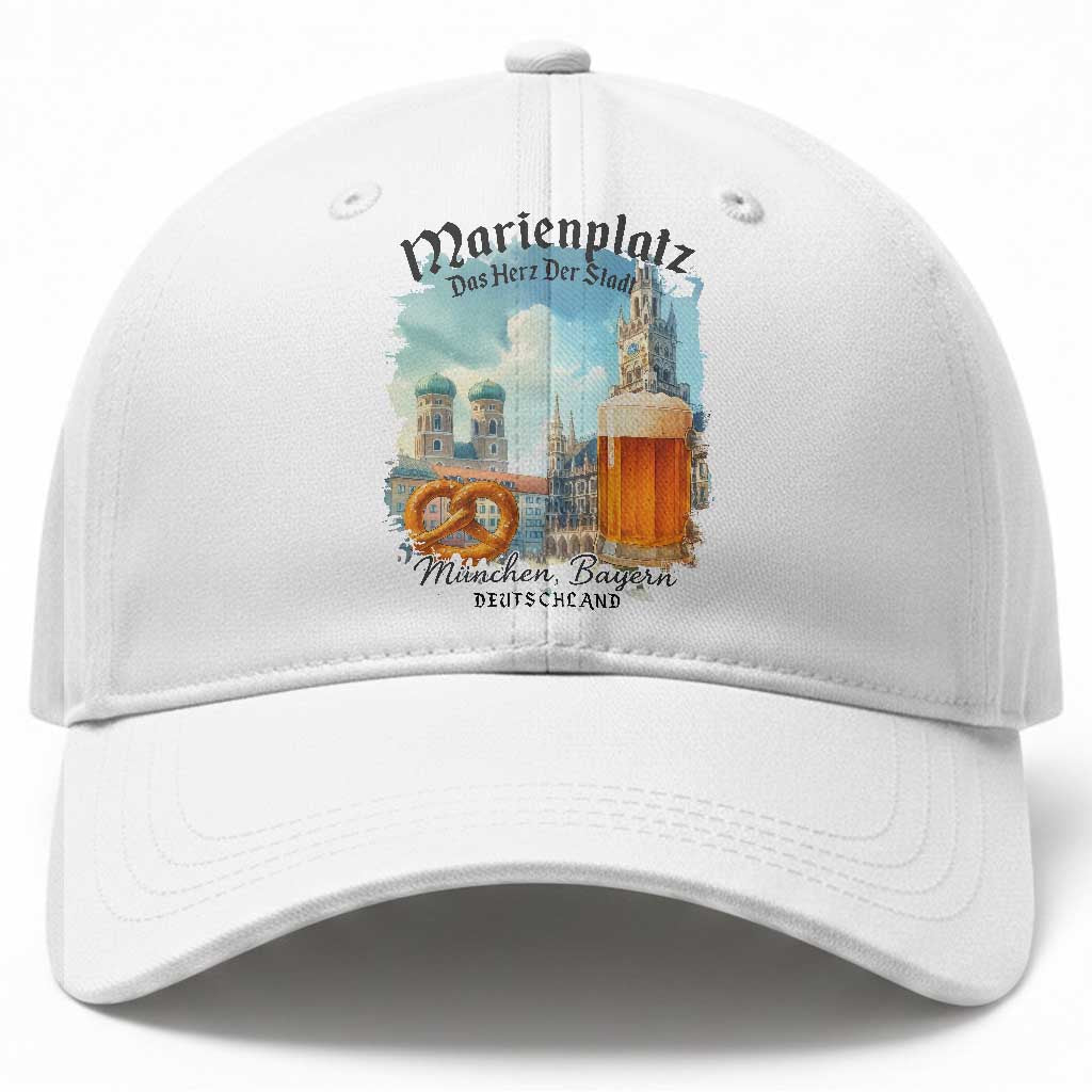 Bavarian Festival Munich Oktoberfest Baseball Cap Das Herz Der Stadt Beer Pretzel