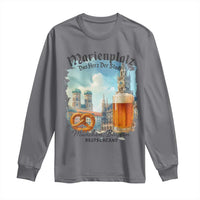 Bavarian Festival Munich Oktoberfest Long Sleeve Shirt Das Herz Der Stadt Beer Pretzel - Wonder Print Shop