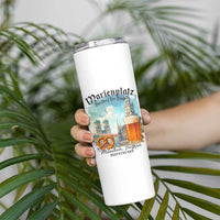 Bavarian Festival Munich Oktoberfest Skinny Tumbler Das Herz Der Stadt Beer Pretzel - Wonder Print Shop