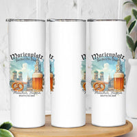 Bavarian Festival Munich Oktoberfest Skinny Tumbler Das Herz Der Stadt Beer Pretzel - Wonder Print Shop