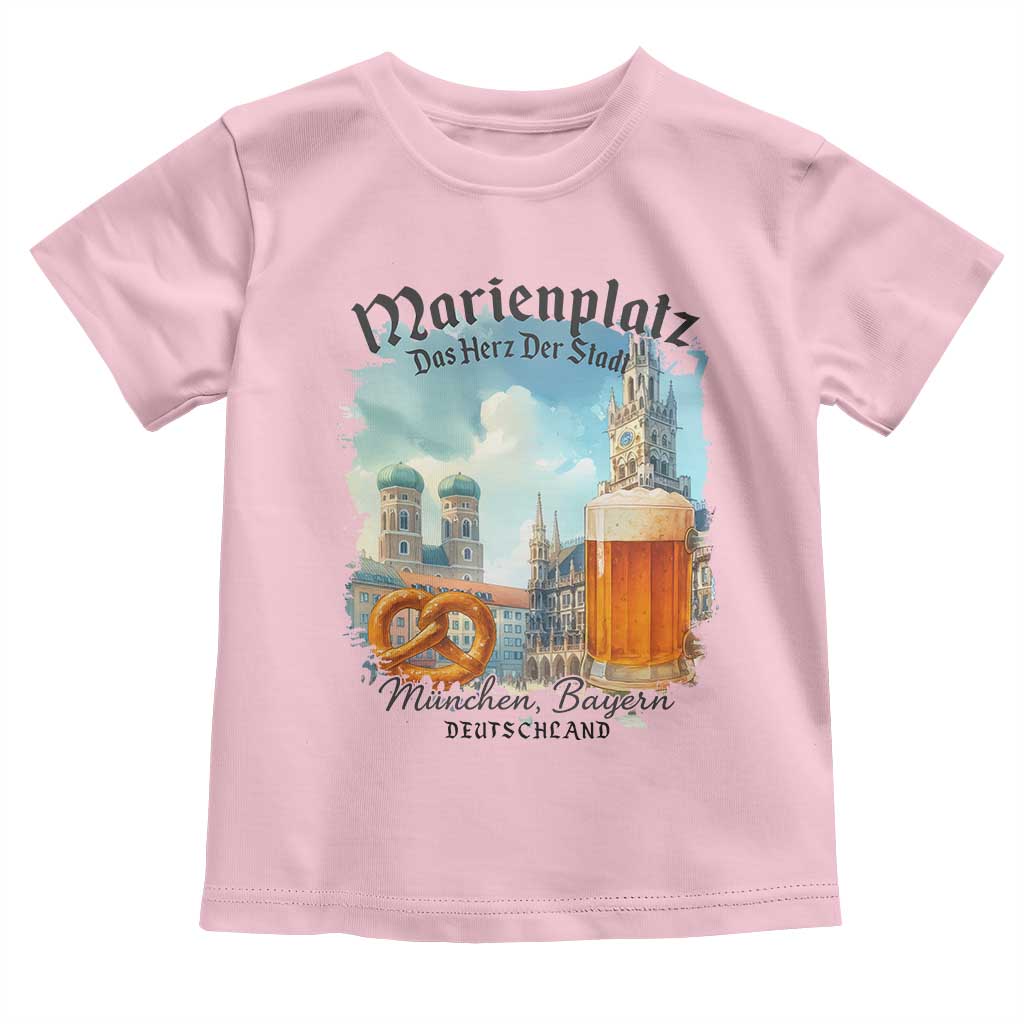 Bavarian Festival Munich Oktoberfest Toddler T Shirt Das Herz Der Stadt Beer Pretzel - Wonder Print Shop