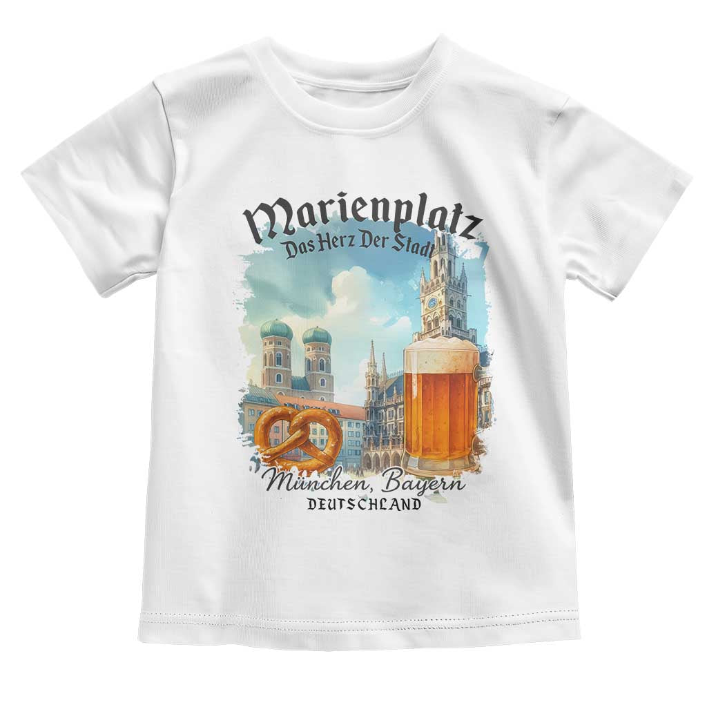 Bavarian Festival Munich Oktoberfest Toddler T Shirt Das Herz Der Stadt Beer Pretzel - Wonder Print Shop