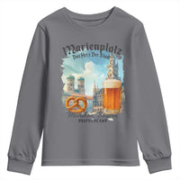 Bavarian Festival Munich Oktoberfest Youth Sweatshirt Das Herz Der Stadt Beer Pretzel - Wonder Print Shop