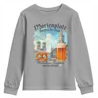 Bavarian Festival Munich Oktoberfest Youth Sweatshirt Das Herz Der Stadt Beer Pretzel - Wonder Print Shop