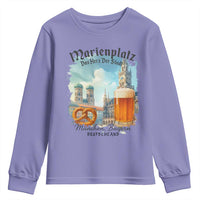 Bavarian Festival Munich Oktoberfest Youth Sweatshirt Das Herz Der Stadt Beer Pretzel - Wonder Print Shop