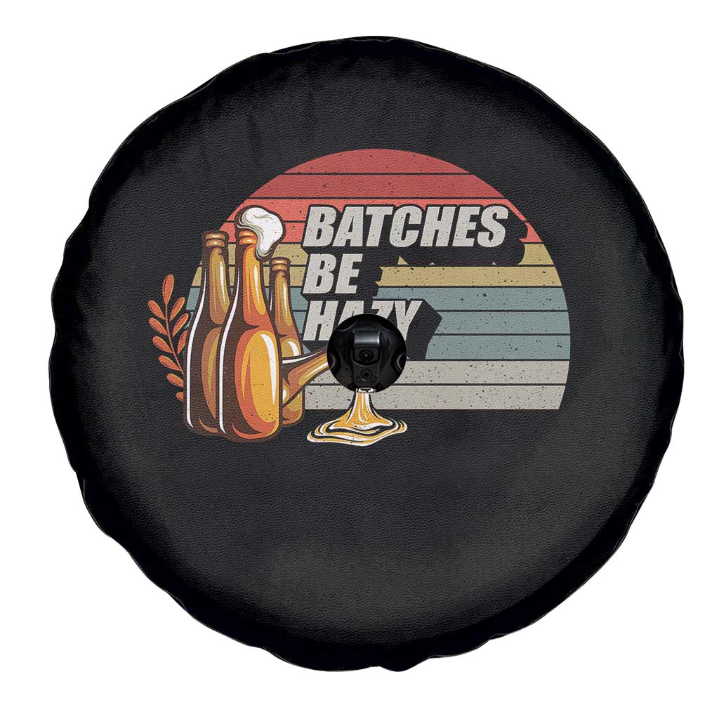 Funny Batches Be Hazy Spare Tire Cover Vintage Craft Beer Brewing - Wonder Print Shop
