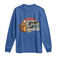 Funny Batches Be Hazy Long Sleeve Shirt Vintage Craft Beer Brewing - Wonder Print Shop