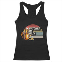 Funny Batches Be Hazy Racerback Tank Top Vintage Craft Beer Brewing - Wonder Print Shop