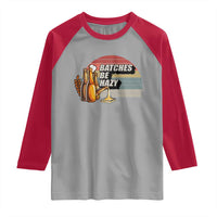 Funny Batches Be Hazy Raglan Shirt Vintage Craft Beer Brewing - Wonder Print Shop