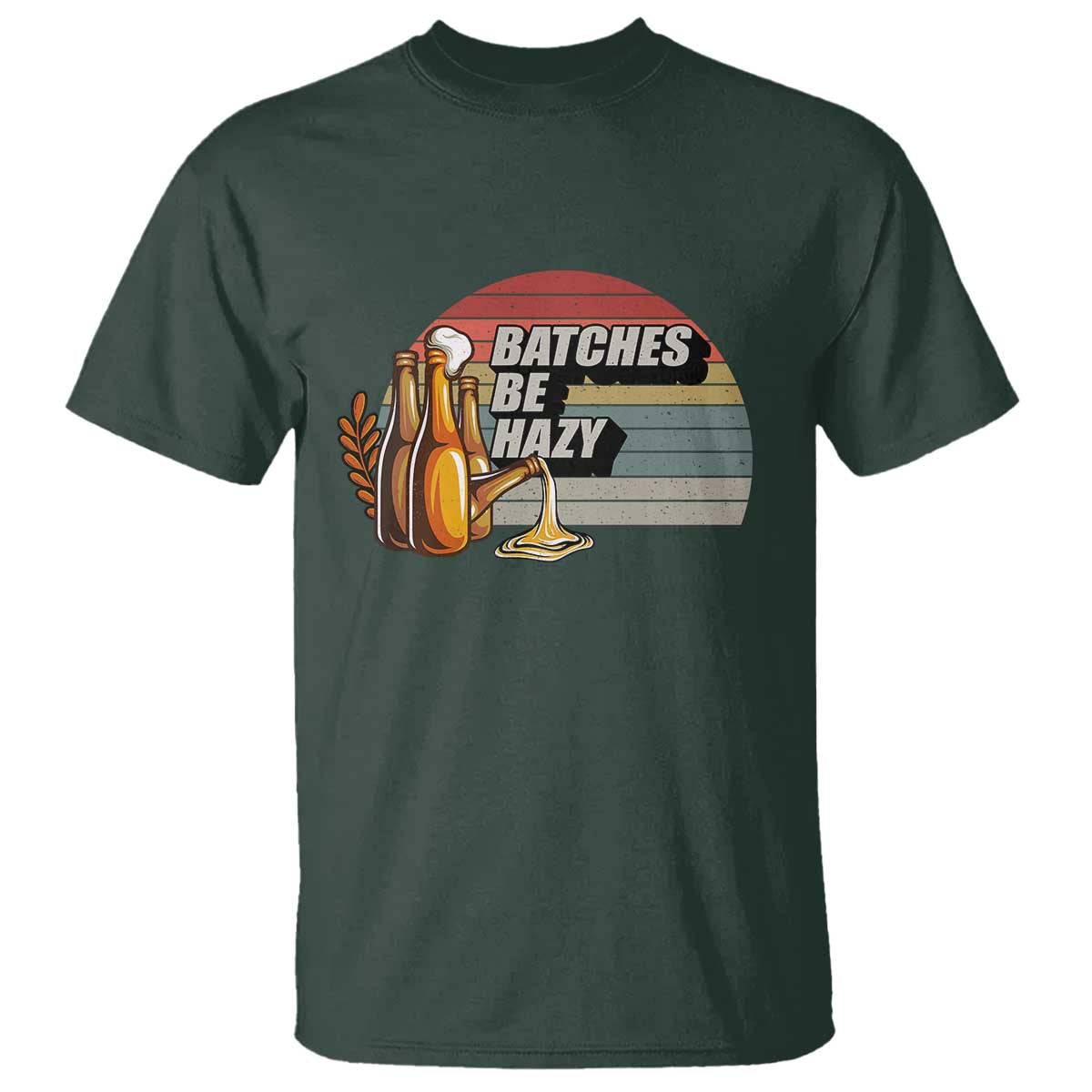 Funny Batches Be Hazy T Shirt Vintage Craft Beer Brewing - Wonder Print Shop