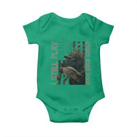 Funny I Still Play Duck Duck Goose Baby Onesie Duck Hunting Dog Back Lab - Wonder Print Shop