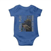 Funny I Still Play Duck Duck Goose Baby Onesie Duck Hunting Dog Back Lab - Wonder Print Shop