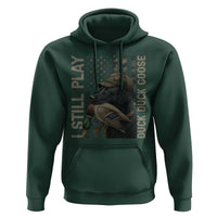 Funny I Still Play Duck Duck Goose Hoodie Duck Hunting Dog Back Lab - Wonder Print Shop